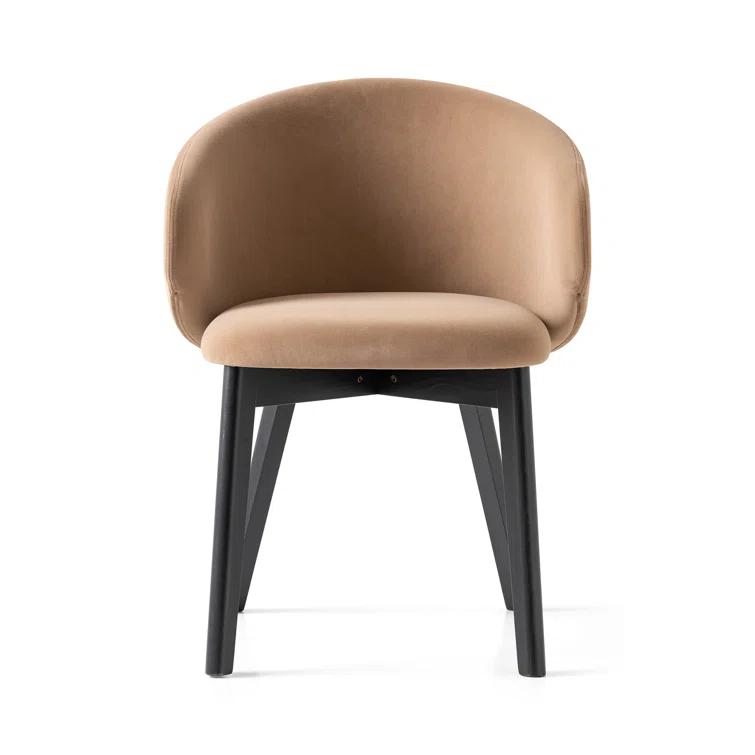 Tuka Upholstered Armchair with Wooden Frame
