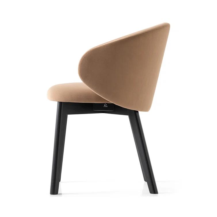Tuka Upholstered Armchair with Wooden Frame