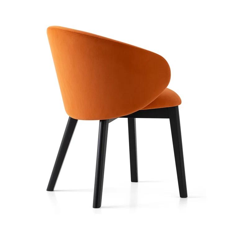 Tuka Upholstered Armchair with Wooden Frame