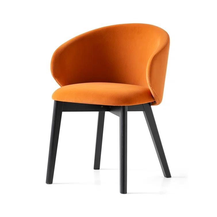 Tuka Upholstered Armchair with Wooden Frame