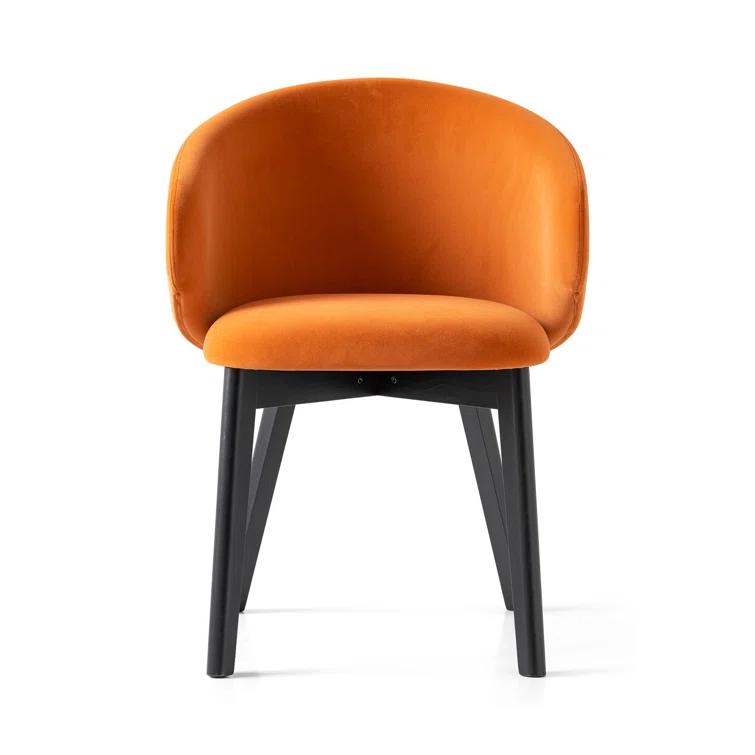 Tuka Upholstered Armchair with Wooden Frame