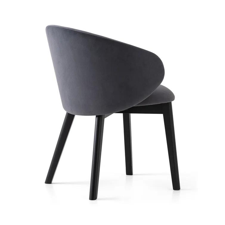 Tuka Upholstered Armchair with Wooden Frame