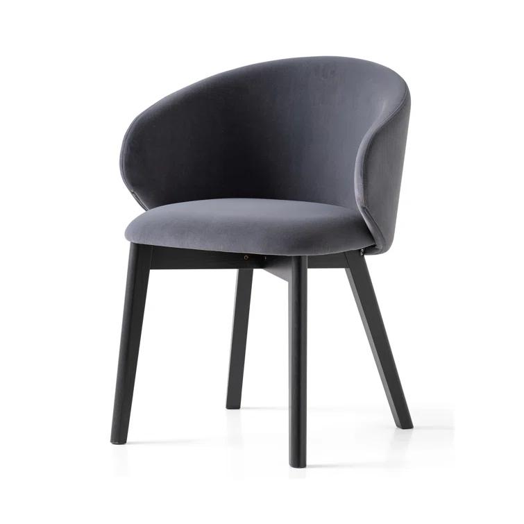 Tuka Upholstered Armchair with Wooden Frame