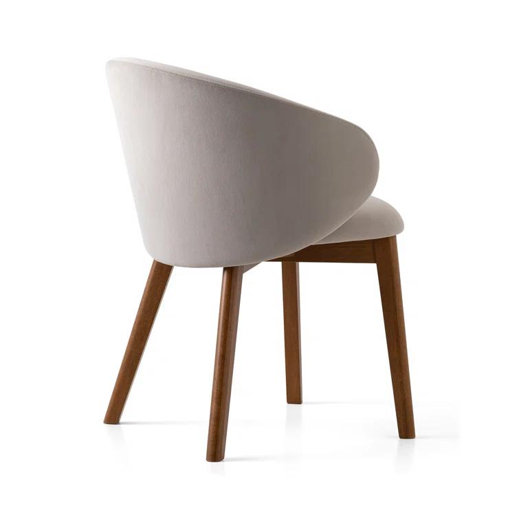Tuka Upholstered Armchair with Wooden Frame