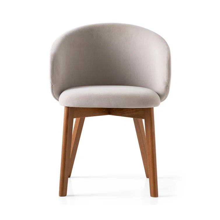 Tuka Upholstered Armchair with Wooden Frame