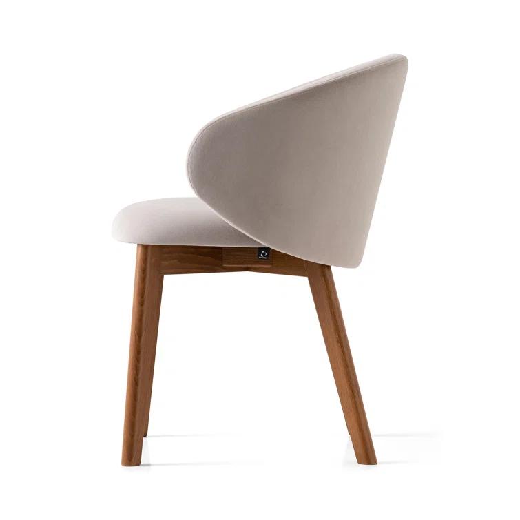 Tuka Upholstered Armchair with Wooden Frame