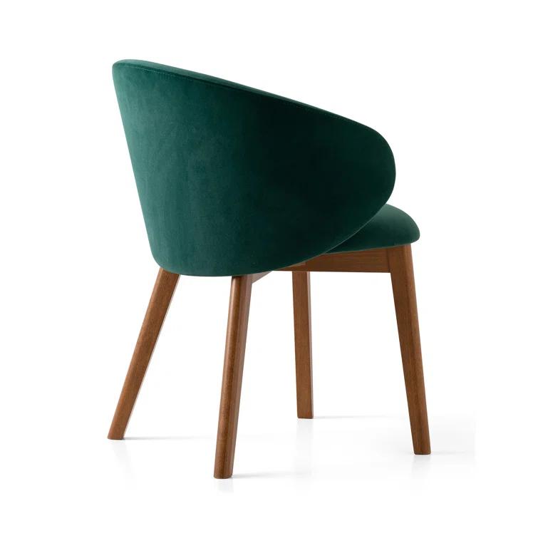 Tuka Upholstered Armchair with Wooden Frame