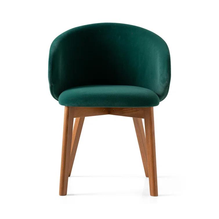 Tuka Upholstered Armchair with Wooden Frame