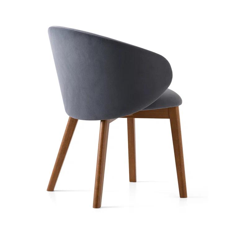 Tuka Upholstered Armchair with Wooden Frame