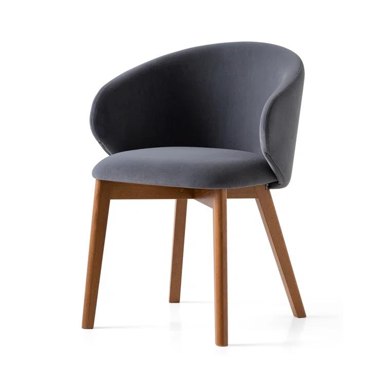 Tuka Upholstered Armchair with Wooden Frame