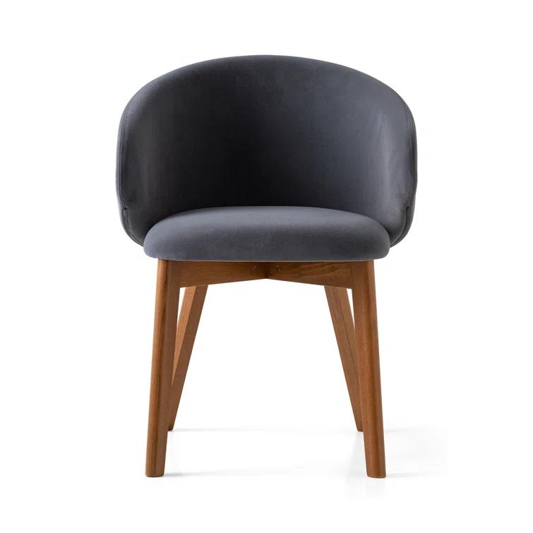 Tuka Upholstered Armchair with Wooden Frame