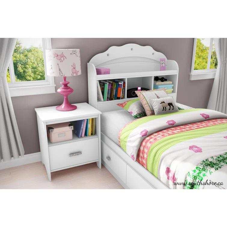 South Shore Tiara Twin Bookcase Headboard