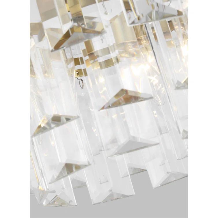 Arden 4 - Light Unique Tiered Chandelier by Chapman & Myers