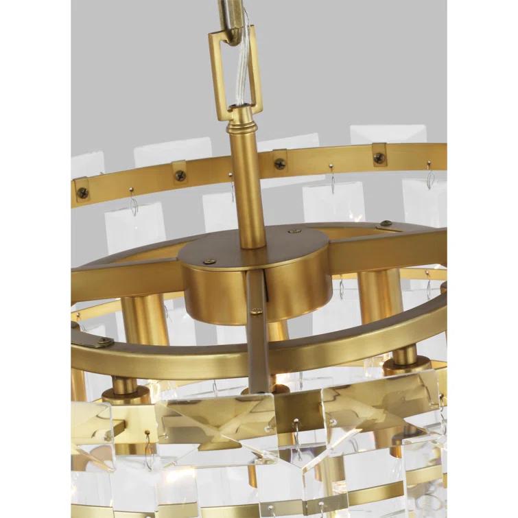 Arden 4 - Light Unique Tiered Chandelier by Chapman & Myers