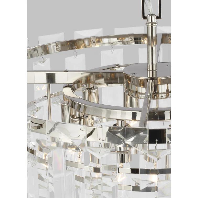 Everly Quinn Dimmable Tiered Chandelier