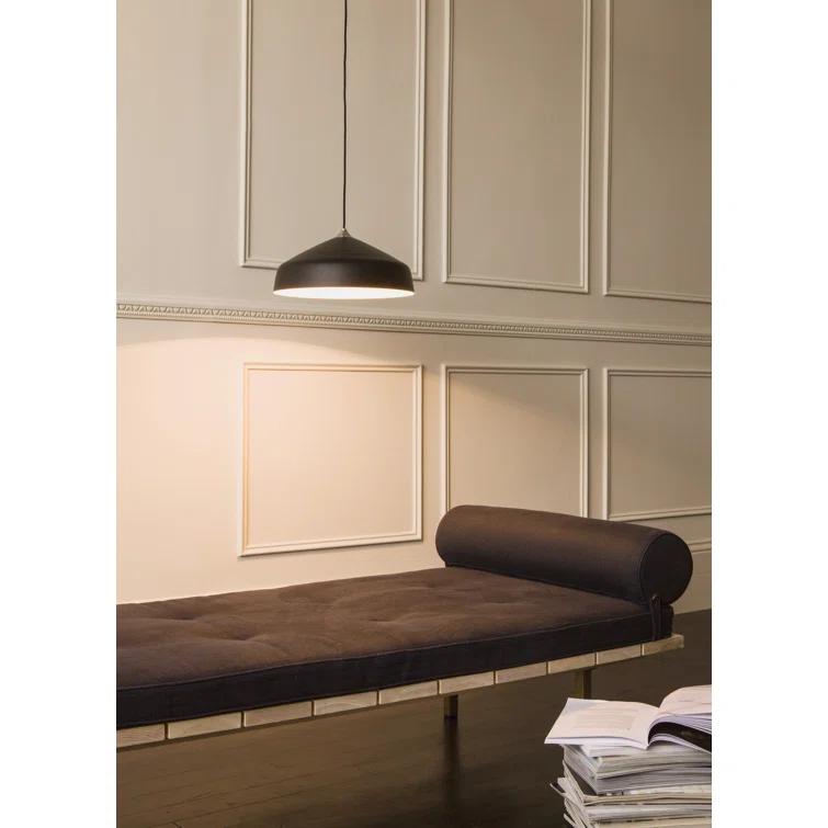 Astro Ginestra 300 Indoor Pendant (Matt Black) - Dry Rated - E26/Medium Lamp, Designed in Britain - 1361005-3 Years Guarantee