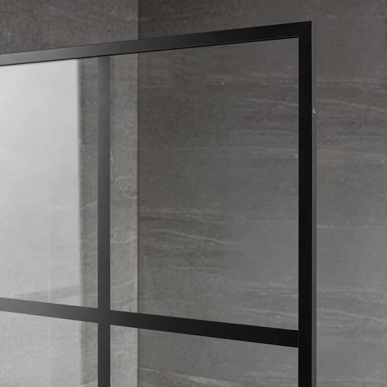 34'' W 74'' H Framed Rectangle Reversible Shower Enclosure