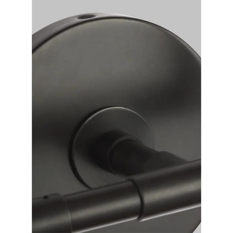 Bayview Aged Iron 2-Light Dimmable Candle Wall Sconce