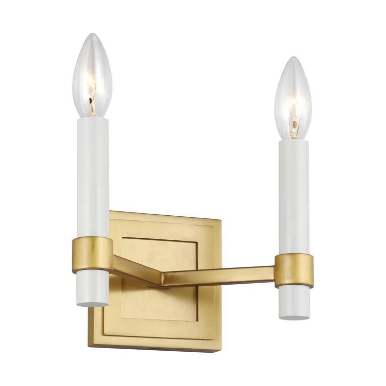 Annabel Steel Candle Wall Light