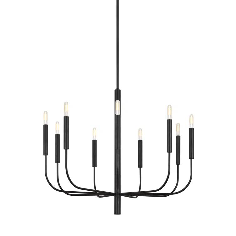 Ellen DeGeneres Brianna Aged Iron 9-Light Traditional Chandelier