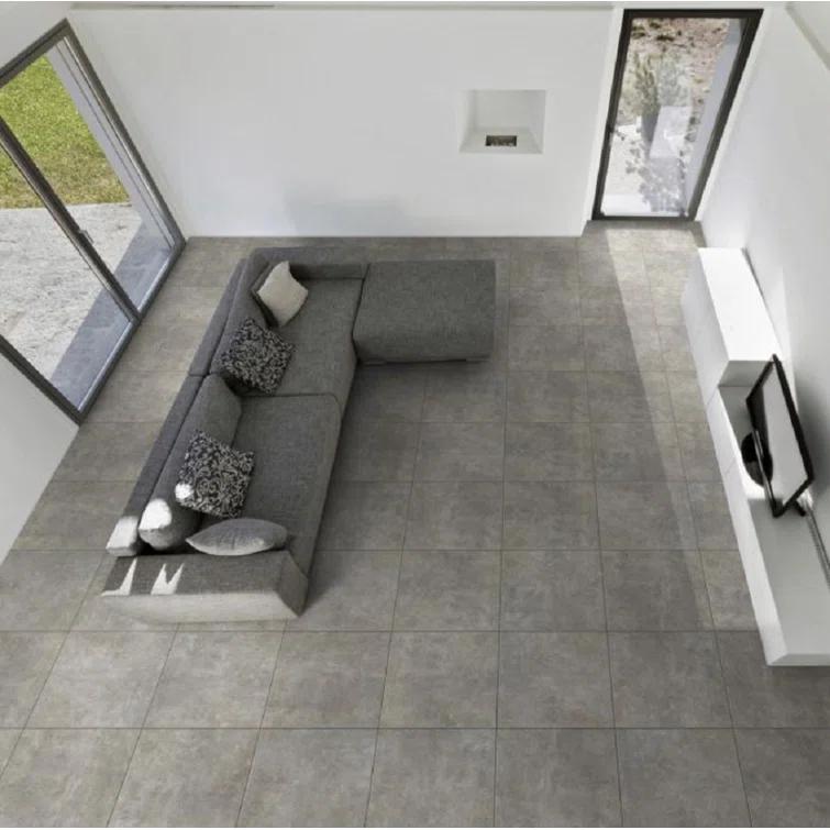 Bond Tile Fontana 24" x 24" Porcelain Concrete Look Wall & Floor Tile (15.49 SQFT / Box)