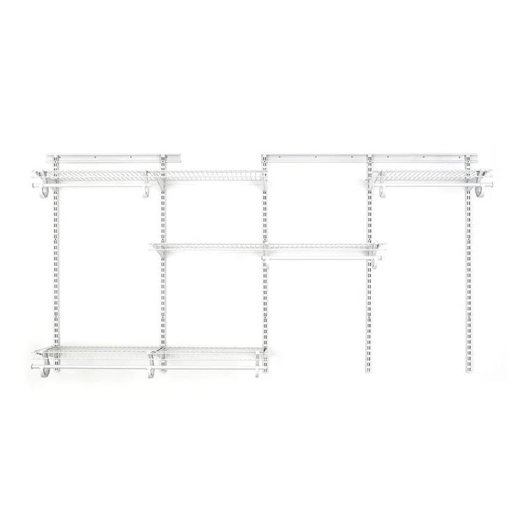 ShelfTrack 60" W - 96" W Closet System Starter Kit