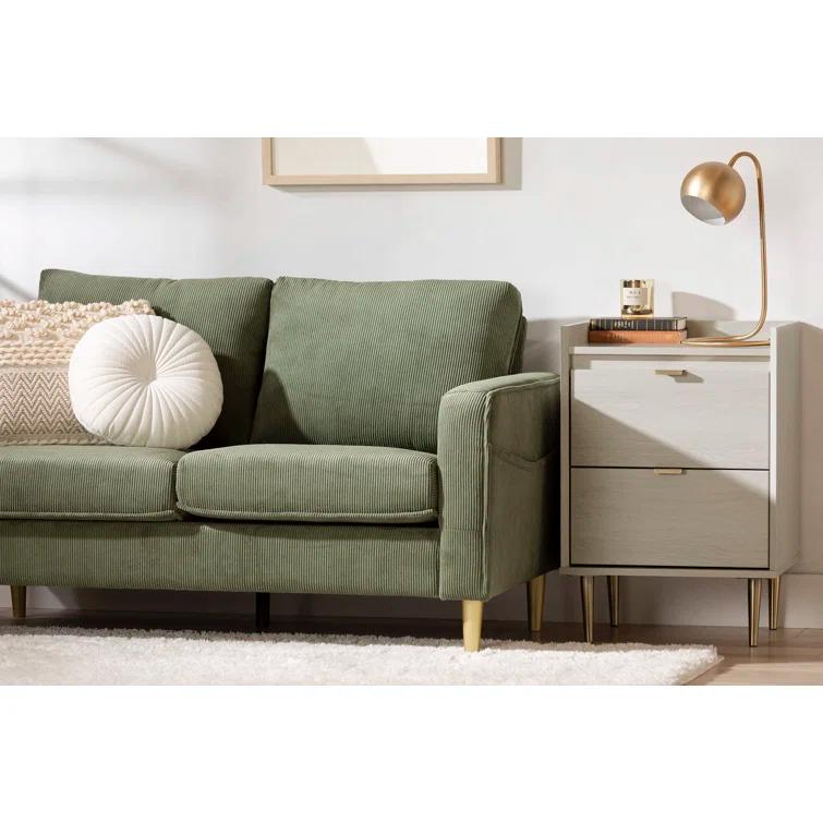 Hype 2 Drawer End Table with Storage