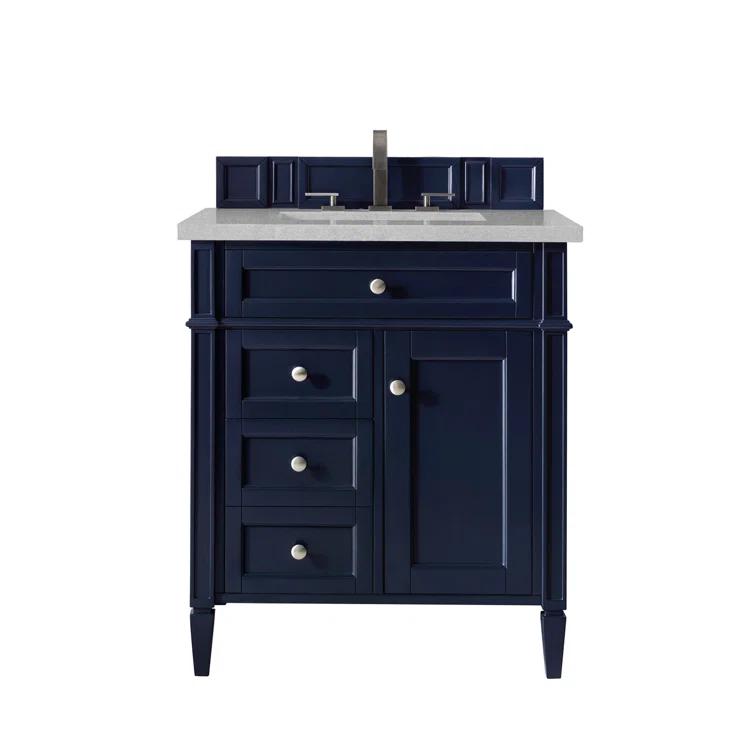 Victory Blue 30'' Freestanding Plywood Single Vanity