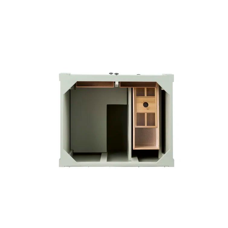 James Martin Furniture  30 in. Brittany Single Vanity, Sage Green