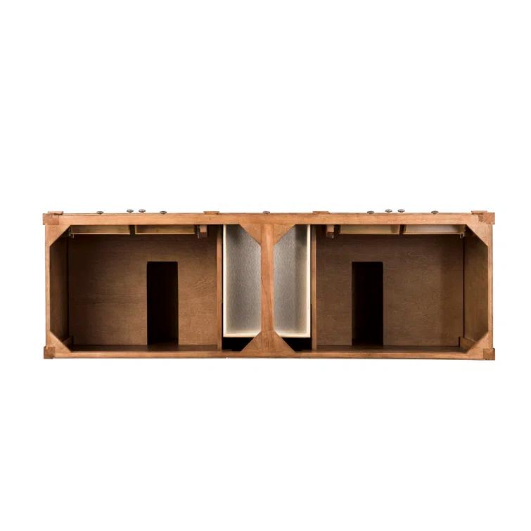 James Martin Vanities 650-V72 Brittany 72" Double Basin Poplar Wood Vanity Cabinet Only -