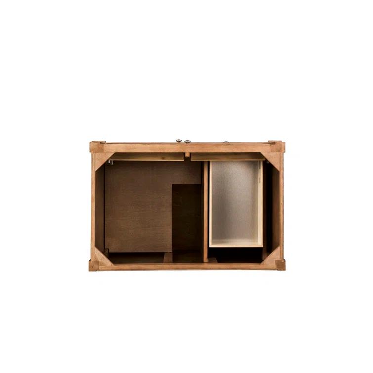James Martin Vanities 650-V36 Brittany 36" Single Basin Poplar Wood Vanity Cabinet Only -