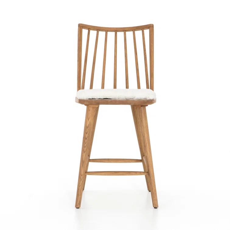 Lewis Solid Wood 24" Counter Stool