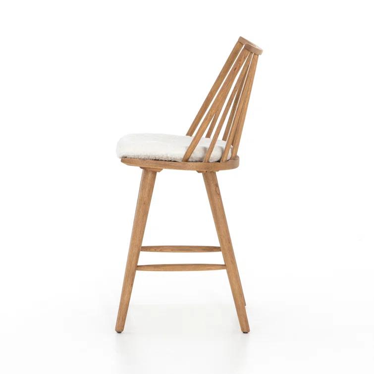 Lewis Solid Wood 24" Counter Stool