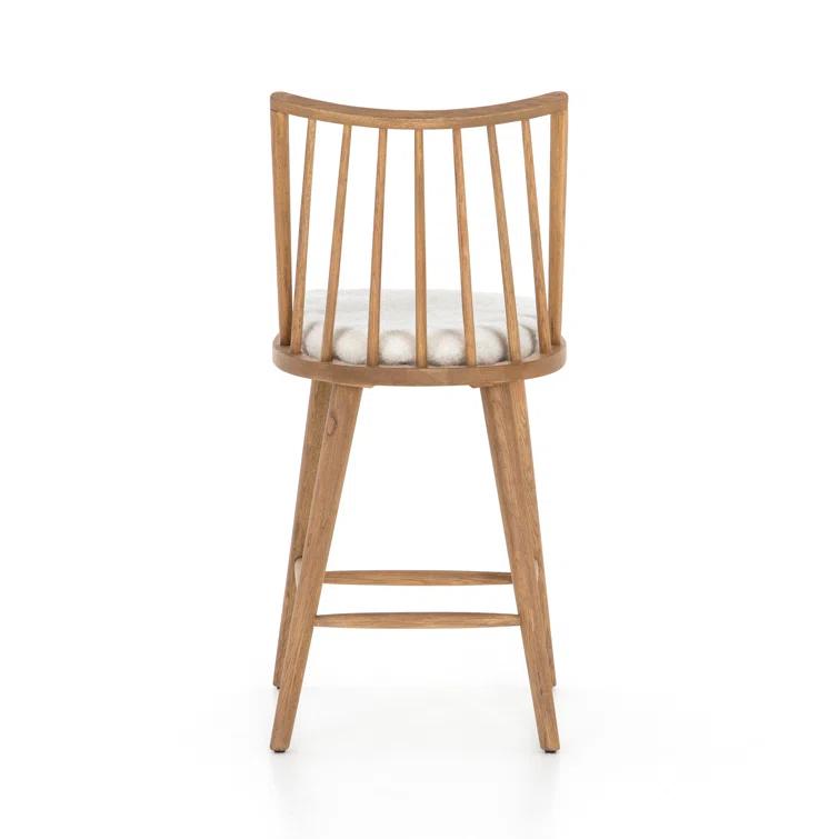 Lewis Solid Wood 24" Counter Stool