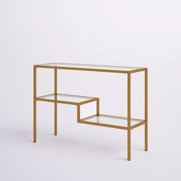 Lovett Glass Top Console Table