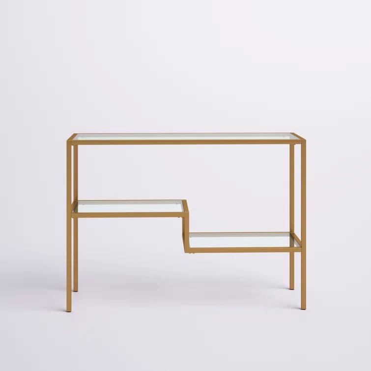 Lovett Glass Top Console Table