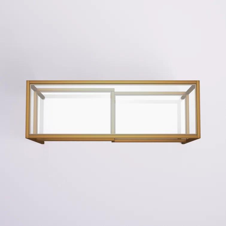 Lovett Glass Top Console Table
