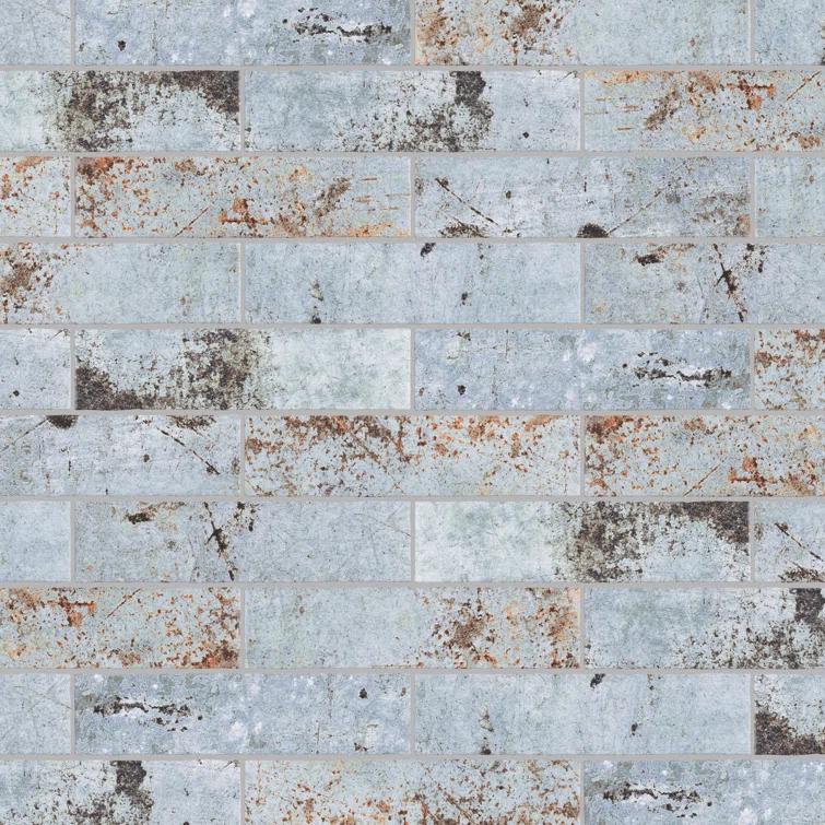London 3" x 12" Porcelain Brick Look Subway Wall Tile
