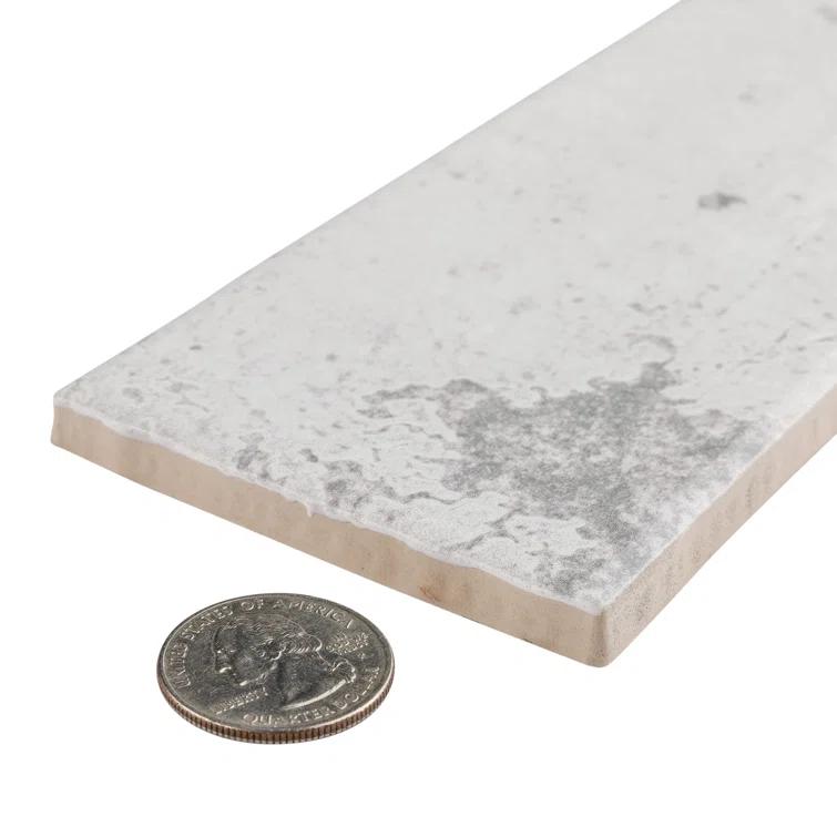 London 3" x 12" Porcelain Brick Look Subway Wall Tile