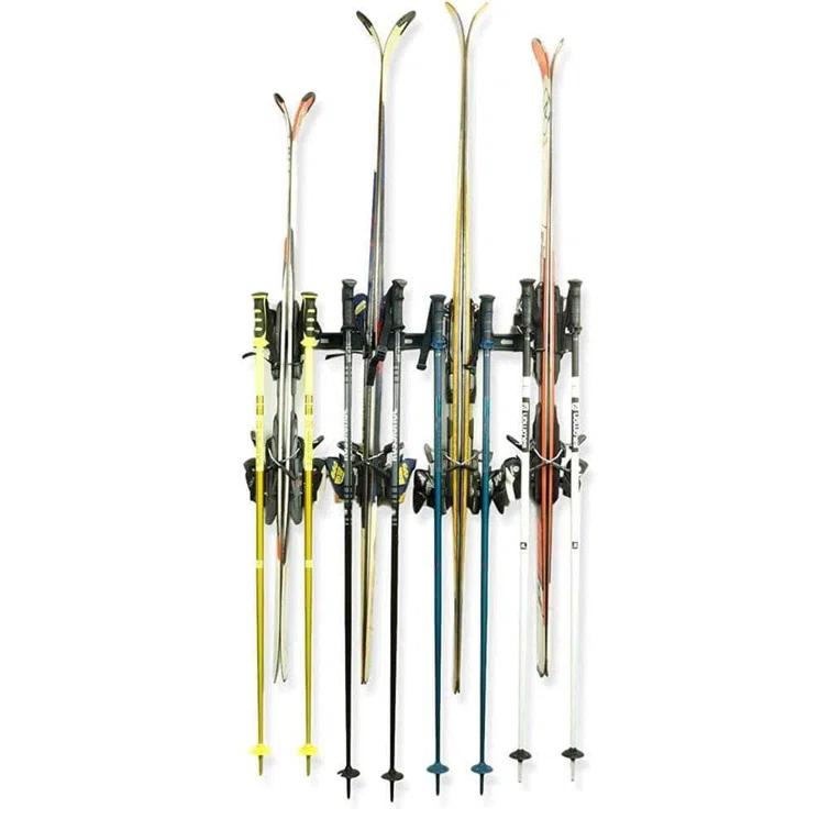 Cropper Steel Wall Mounted Adjustable Multi-Use Ski/Snowboard Rack