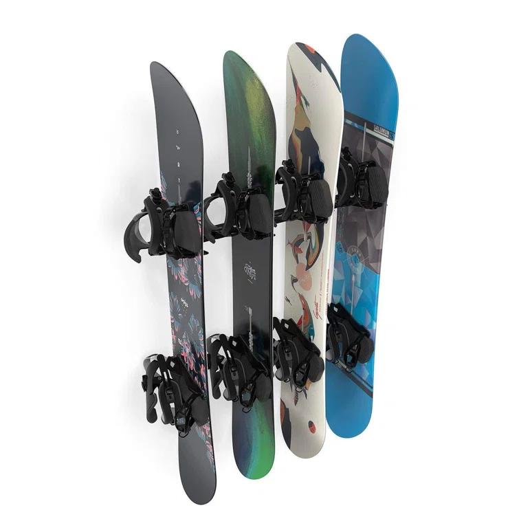 Crymble Steel Wall Mounted Adjustable Multi-Use Ski/Snowboard Rack