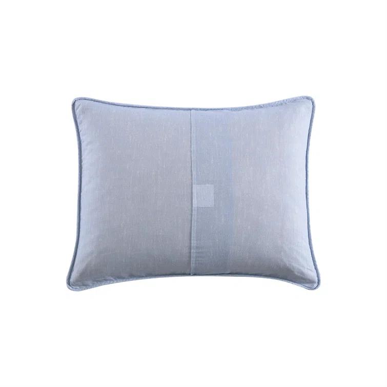 Tommy Bahama Ocean Isle Blue Cotton Reversible Quilt Set