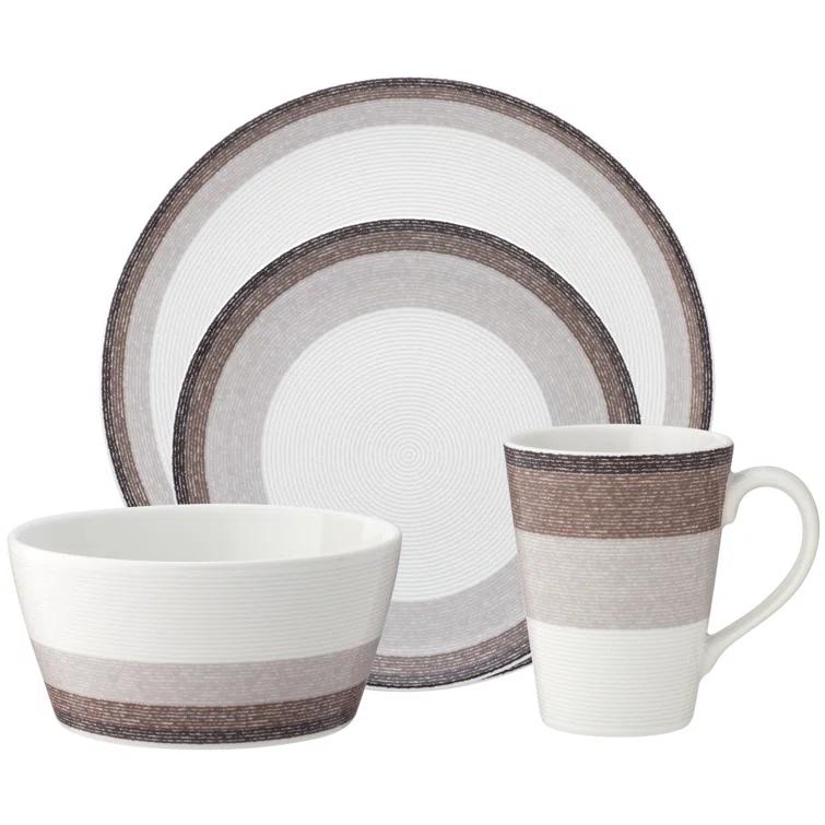 Noritake Colorscapes Layers Coupe 4-Piece Place Setting, Service for 1