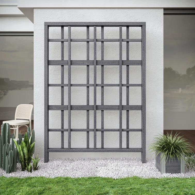 Vita 84'' H x 60'' W Vinyl Lattice Panel Trellis