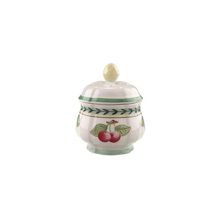 Villeroy & Boch Villeroy & Boch French Garden 6.75 oz. Fleur Sugar Bowl with Lid