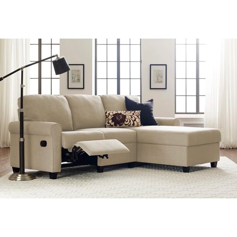 Serta Copenhagen Reclining Sectional Sofa with Storage Chaise