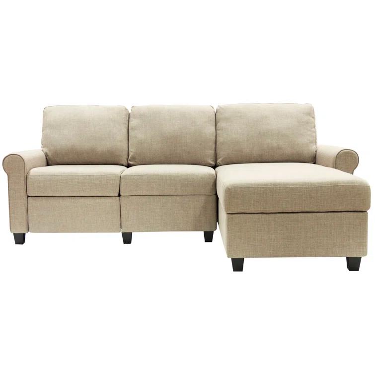 Serta Copenhagen Reclining Sectional Sofa with Storage Chaise