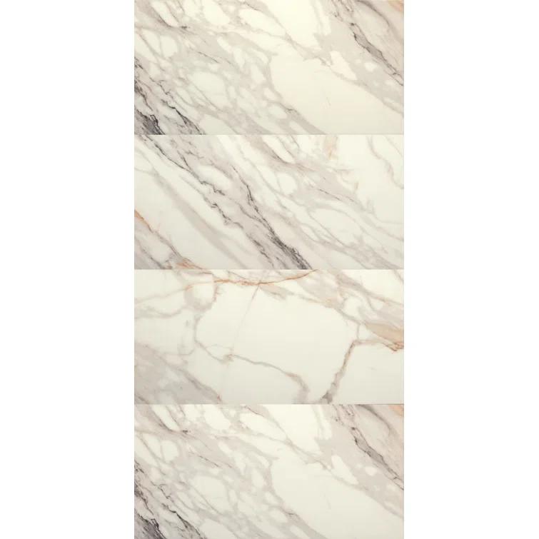 Bond Tile 12" x 24" Polished Marble Look Porcelain Floor and Wall Tile