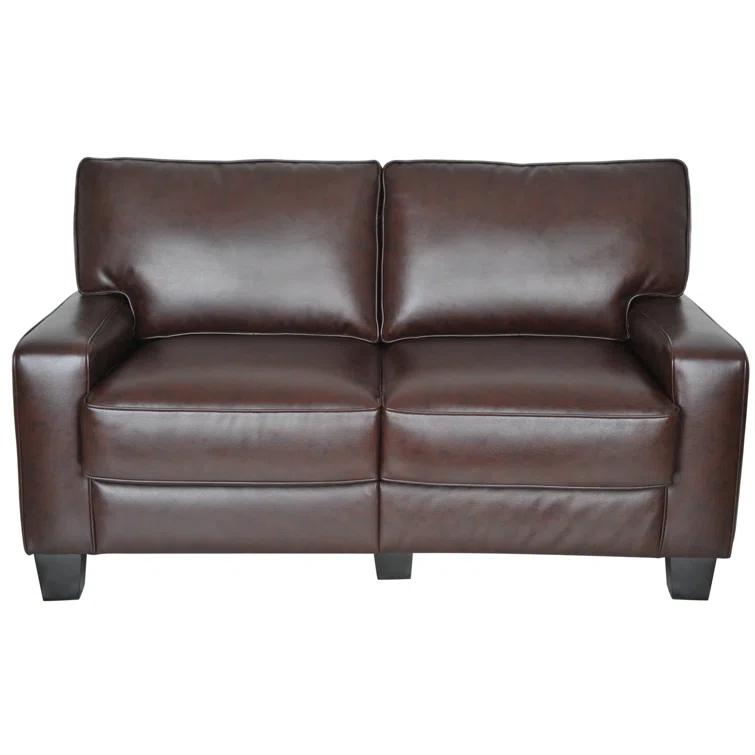 Serta Palisades Upholstered Tool-Free Assembly Straight Arm 61" Sofa for Living Room