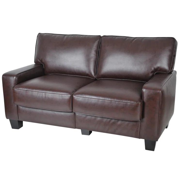 Serta Palisades Upholstered Tool-Free Assembly Straight Arm 61" Sofa for Living Room